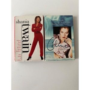 Cassette Single Shania Twain Boots Celine Dion Because You Loved Me